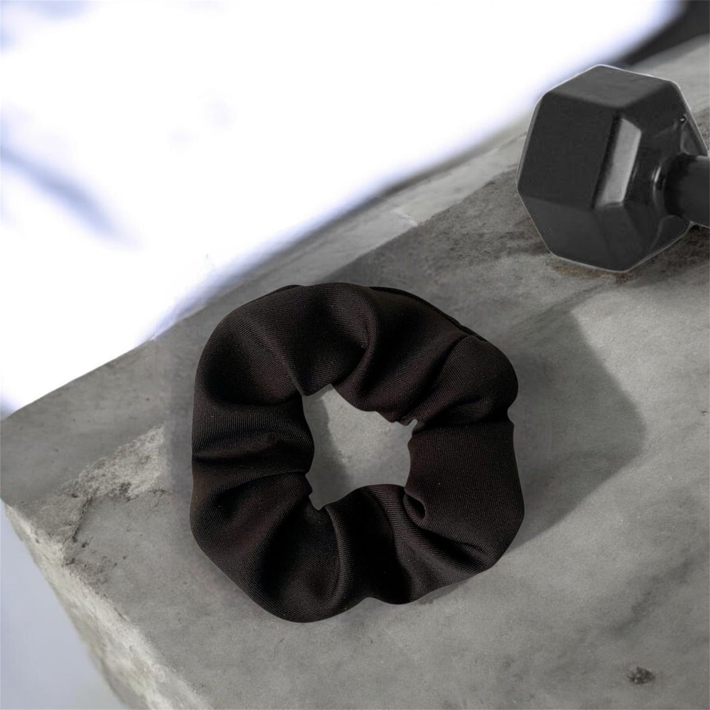 Amarrador elástico grande em malha, preto