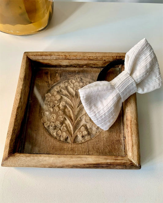 Amarrador de Cabelo com Laço, Elástico de Cabelo com laço