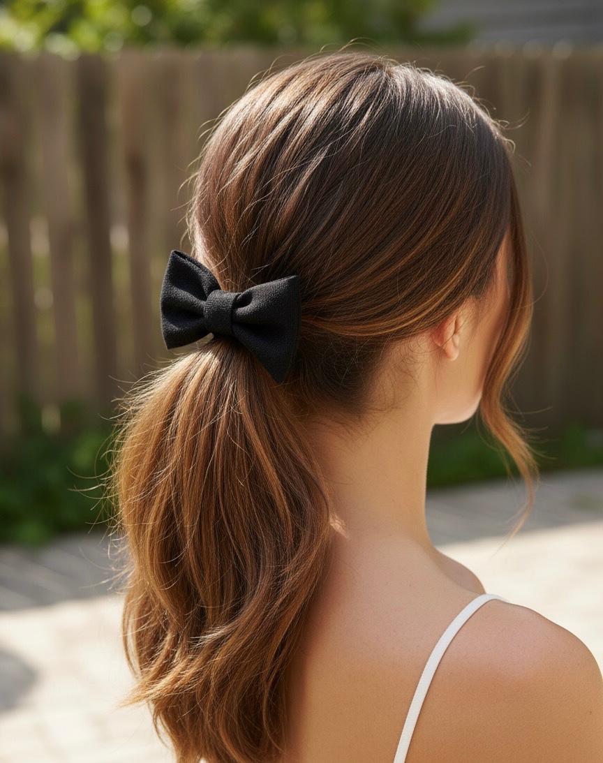 Amarrador de Cabelo com Laço, Elástico de Cabelo com laço