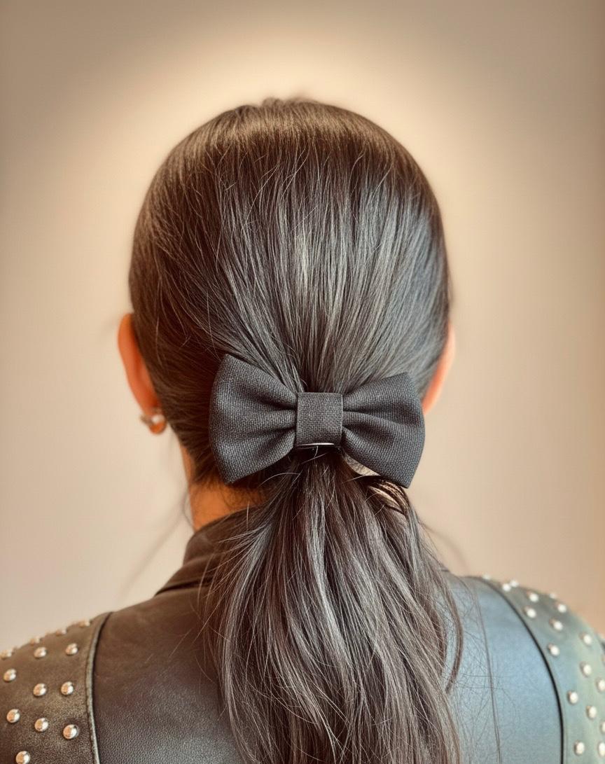 Amarrador de Cabelo com Laço, Elástico de Cabelo com laço